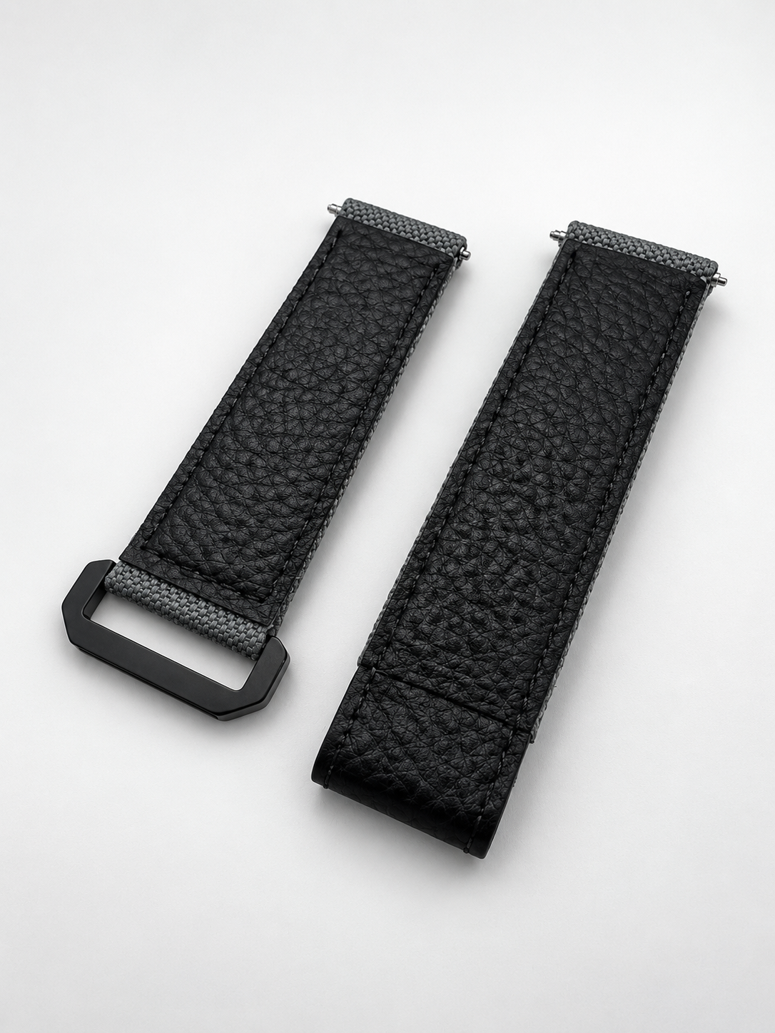 Canvas Sailcloth Hook + Loop Watch Strap with Velcro - 20mm