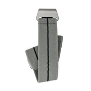Parachute Style Elastic Dive Strap - No Pass - Gray with Black Stripe - Seals Watch Co
