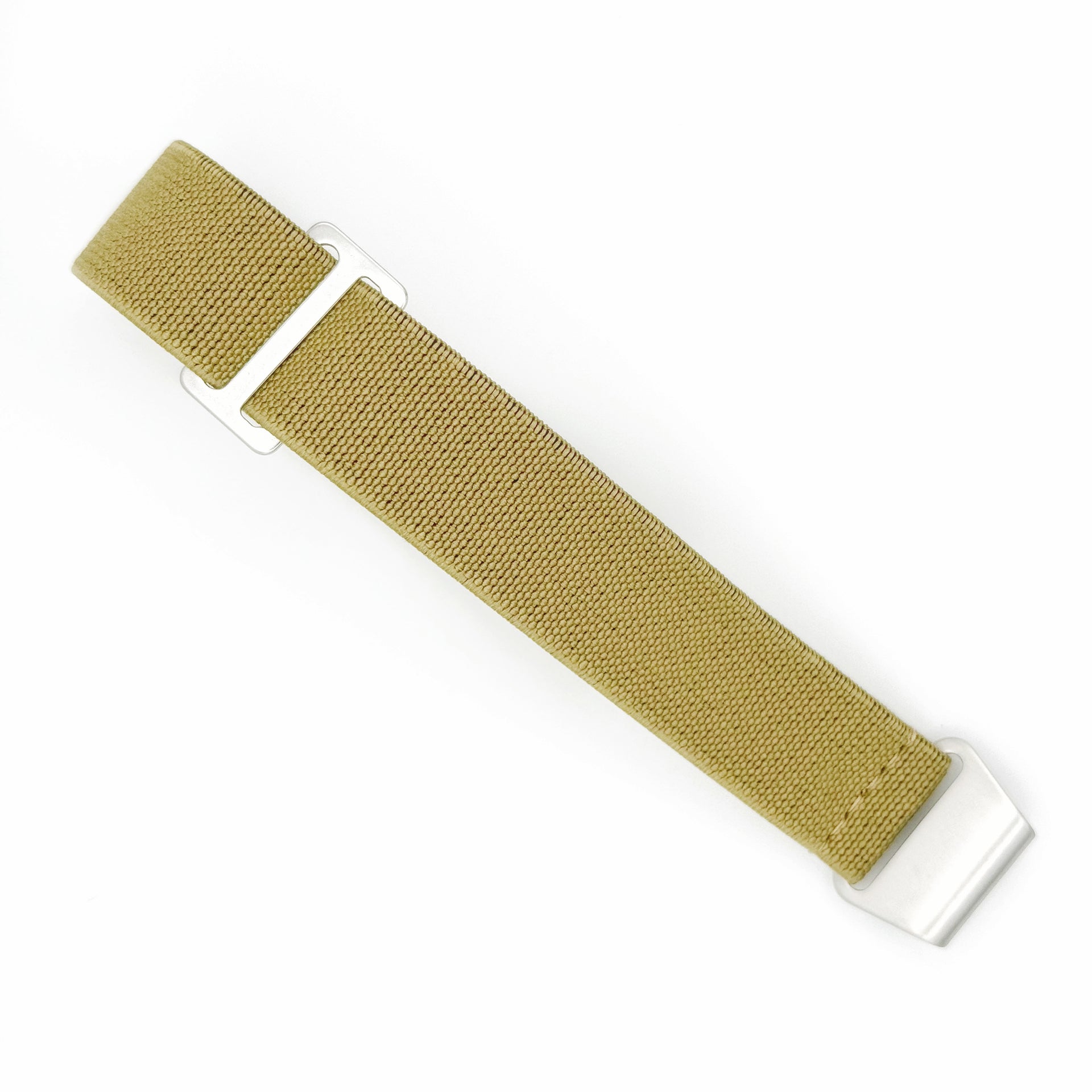 Parachute Style "No Pass" Elastic Watch Strap - Desert Sand - Seals Watch Co