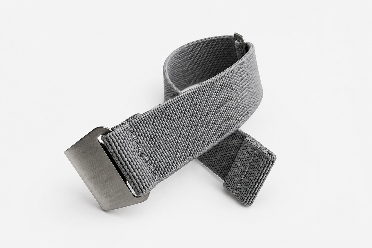 MN Marine Nationale Sky Gray Light Gray Watch Strap
