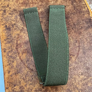 Parachute Style "No Pass" Elastic Watch Strap - Army Green - Seals Watch Co