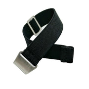 Black Parachute Watch Strap in 20mm and 22mm