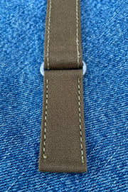 Sturdy Canvas Watch Strap with Hook & Latch System | 22mm - Seals Watch Co