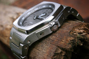 Stainless Steel with Slate Dial - Automatic Wrist Watch - American Microbrand