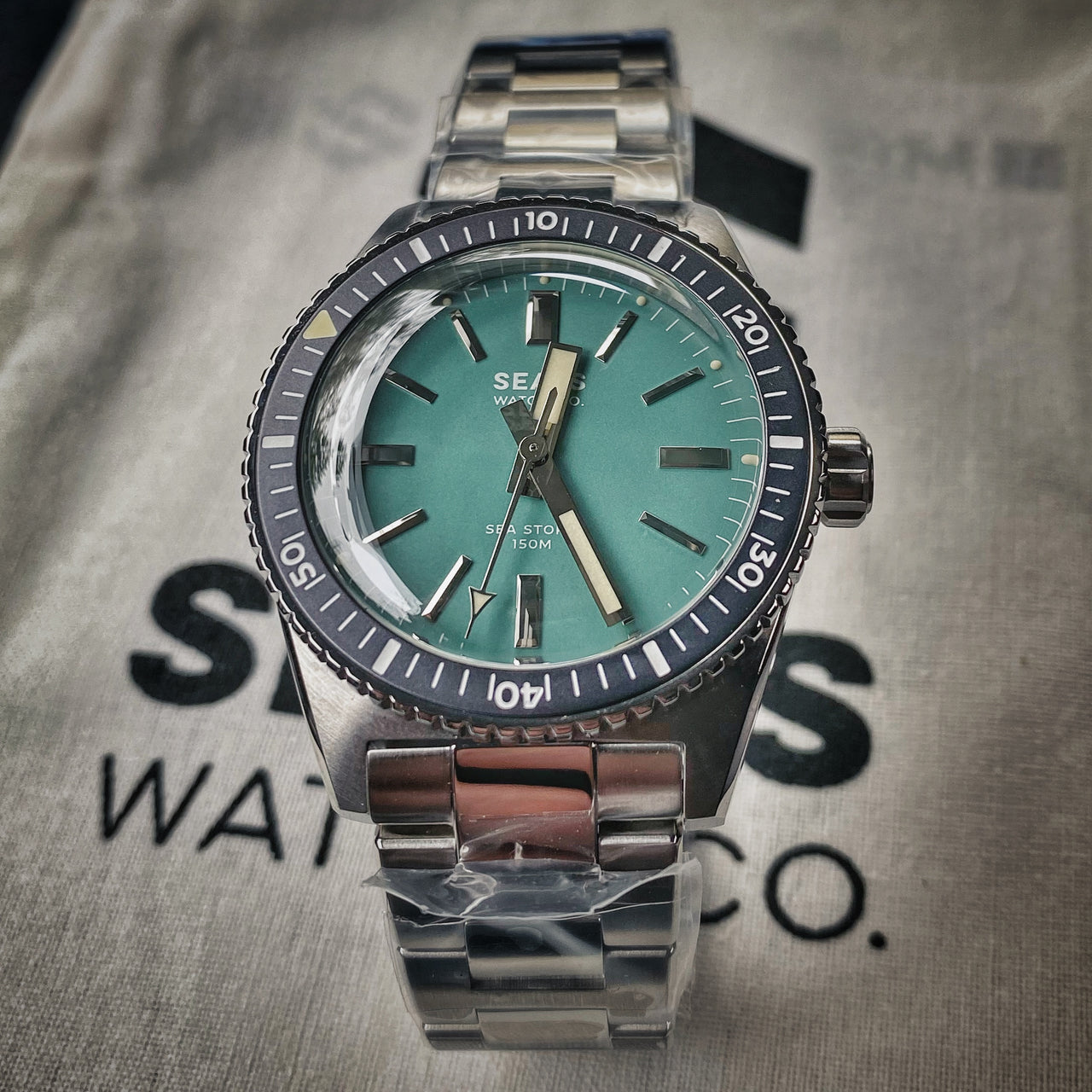 "Sea Storm" Dive Watch - Limited Run Skin Diver - No Date Reveal - Seals Watch Co