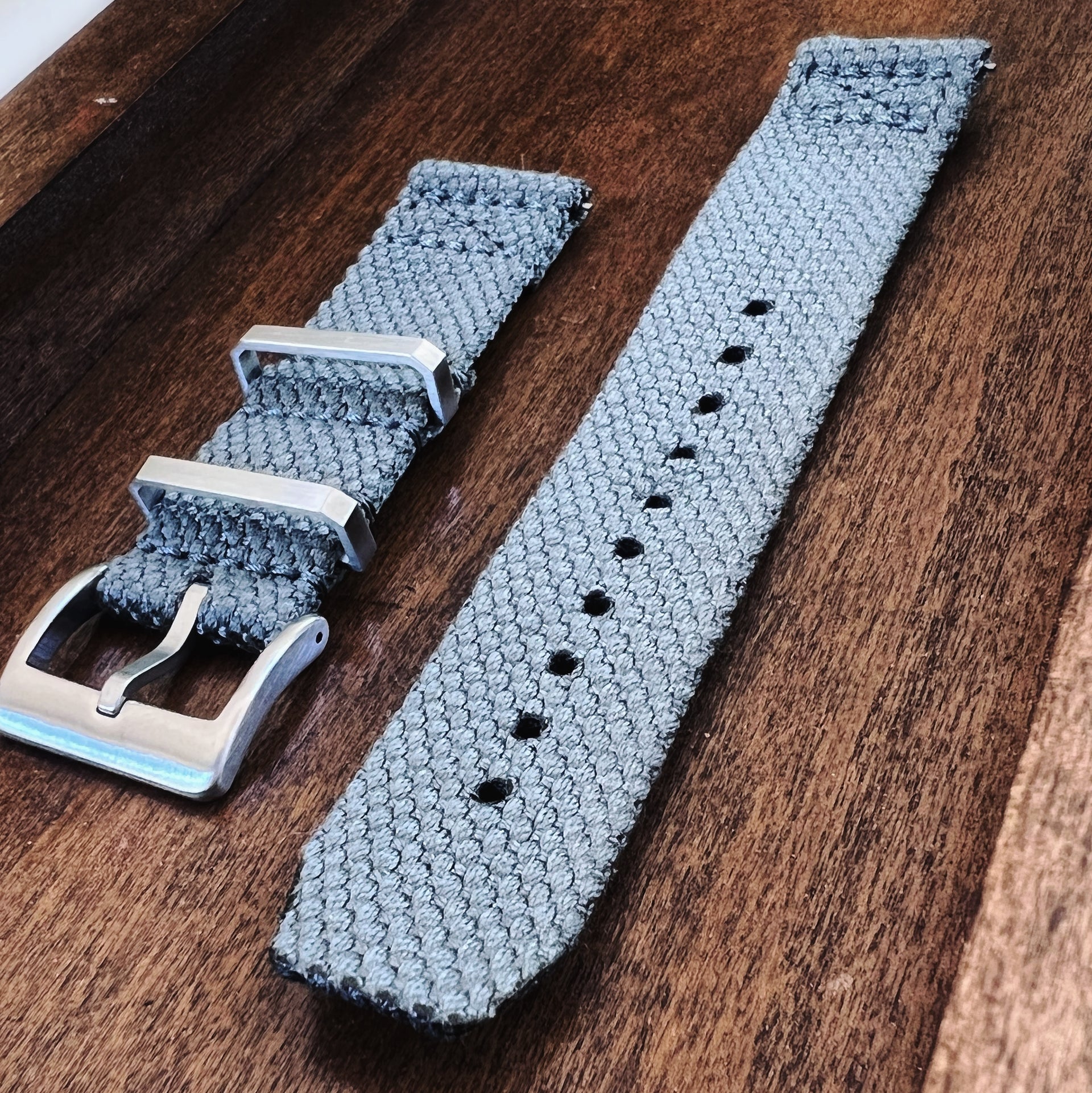 Two-Piece Divers Style Watch Strap, 20mm Watch Band - Seals Watch Co