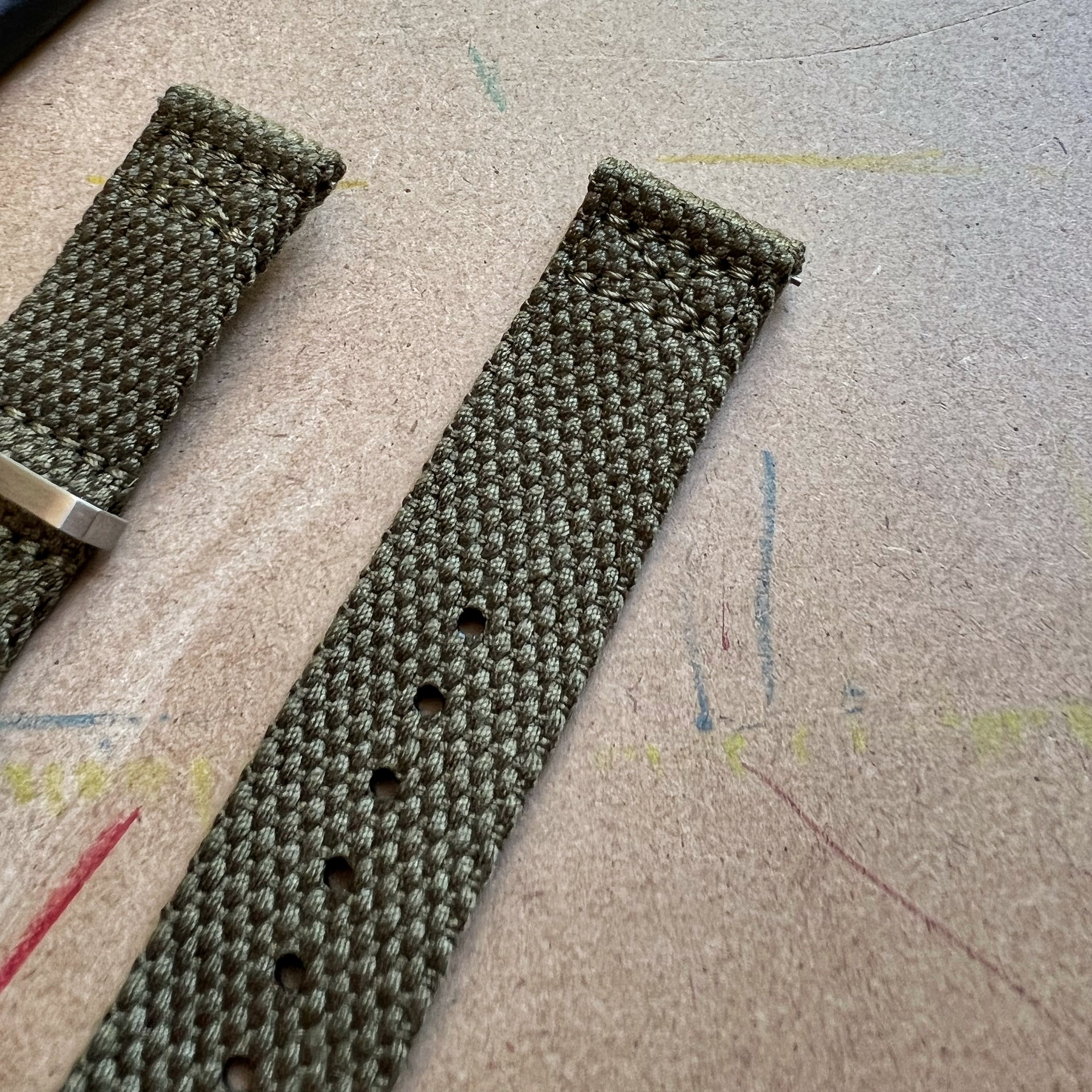 Two-Piece Divers Style Watch Strap, 20mm Watch Band - Seals Watch Co