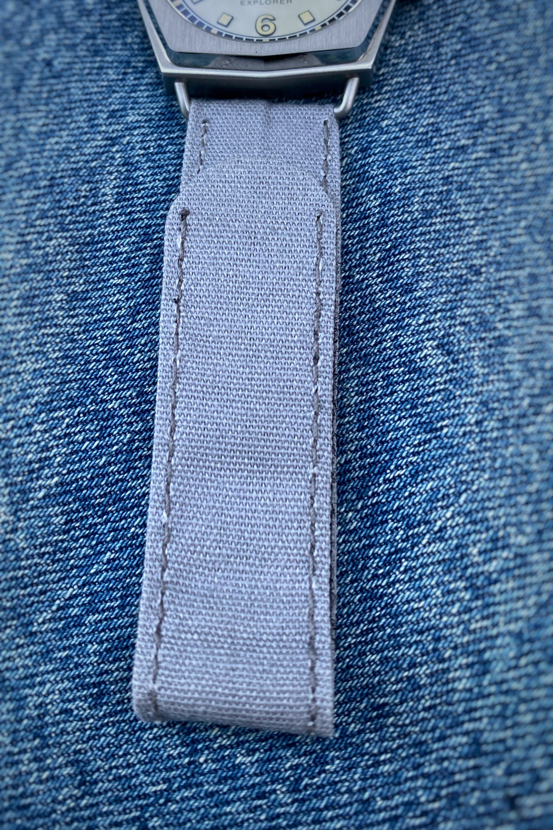 Sturdy Canvas Watch Strap with Hook & Latch System | 22mm - Seals Watch Co