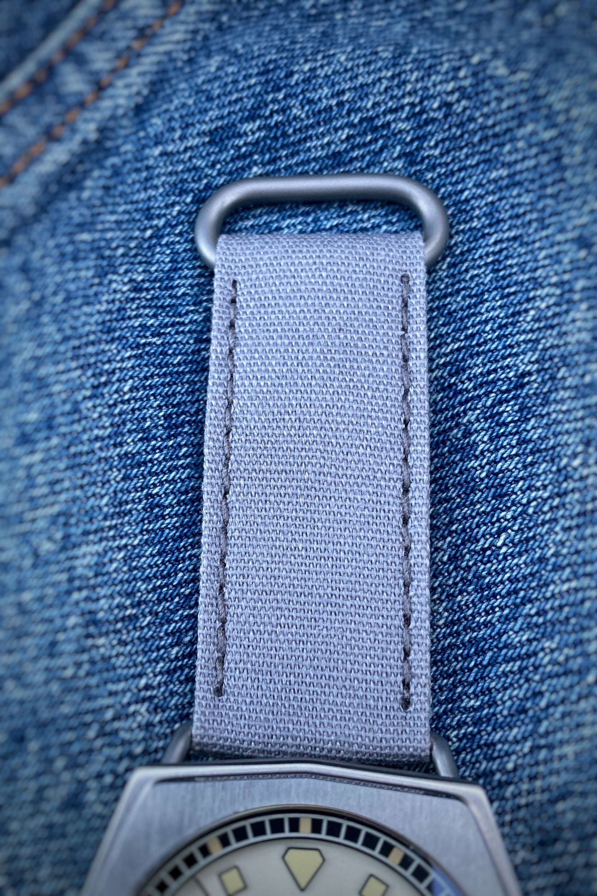 Sturdy Canvas Watch Strap with Hook & Latch System | 22mm - Seals Watch Co