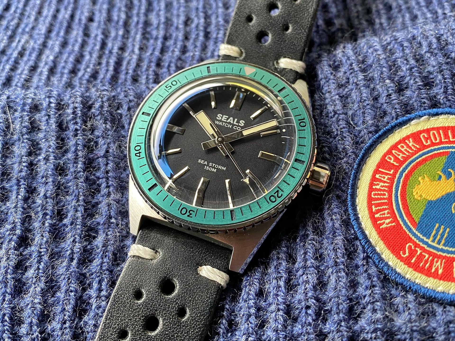 "Sea Storm" Dive Watch - Limited Run Skin Diver - With Date - Seals Watch Co